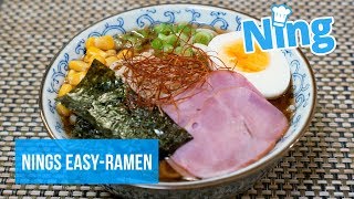 Japanische Ramen selber machen Nings EasyRamen [upl. by Anihc]