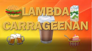 Lambda Carrageenan  The Dairy Food Thickener and Extender Extender [upl. by Seely49]