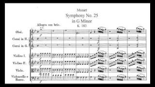 Mozart Symphony No 25 KV 183 1st mvt  Piano Transcription tbpt5 [upl. by Niuqram55]