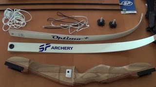 How to stringunstring a recurve bow POV Sebastien Flute Optimo [upl. by Mychael943]