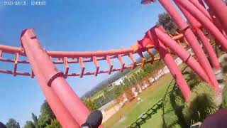 Rollercoaster GoPro Mayan Energylandia [upl. by Aiderfla]