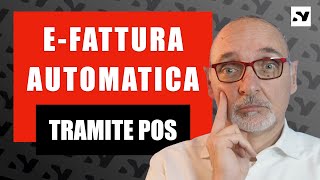 FATTURA ELETTRONICA AUTOMATICA CON PAGAMENTI POS [upl. by Artemed]