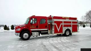 VALMEYER FIRE PROTECTION DISTRICT CUSTOM ALEXIS SIDE CONTROL EQUALIZER PUMPER 2419 [upl. by Audette]