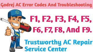 Godrej AC Error Codes And Troubleshooting  Godrej AC Error Codes Solution [upl. by Olive]