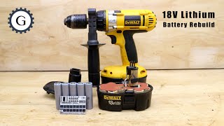 I rebuild 18V Battery for Dewalt XRP Drill [upl. by Boylan]