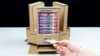 Wow Amazing DIY Vending Machine with 3 Different Taste Mentos at Home [upl. by Market]