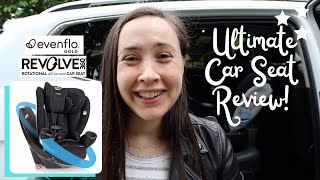 THE COOLEST NEW CAR SEAT for 2021 Evenflo Revolve 360 Car Seat Review [upl. by Jarv]