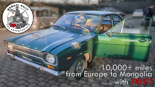 Mongol Rally 2023 in a crippled 1970s MK1 Escort Ep 1 The Rise of Garpez and Drebin [upl. by Nnahaid]