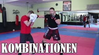 Effektive Kombinationen im Kickboxen amp Boxen [upl. by Lantz]