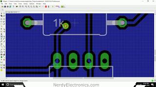 PCB Design with EAGLE  11  Ground pour [upl. by Shayla]