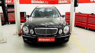 Mercedes Eklasse Hvordan bytte termostathus på E220 CDI motor  2003 til 2009 mod W211 [upl. by Pet]