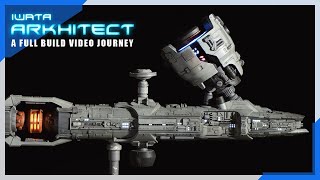 Building an Iwata Arkhitect Spaceship Model A Full Build Video [upl. by Rothstein]