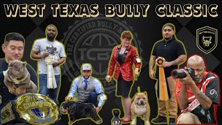 TCBR WEST TEXAS BULLY CLASSIC  MONAHANS TEXAS  2024  AMERICAN BULLY  EXOTIC BULLY [upl. by Ally82]