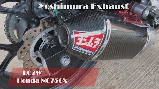 Top 10 Full Exhaust Sound Honda NC 750X  Akrapovic Yoshimura MIVV SCProject IXIL [upl. by Nilam2]