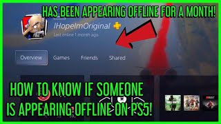 How to Know if Someone is Appearing Offline on PS4 and PS5 [upl. by Aydne]