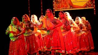 Rajasthani folk dance Terah Taali performed at KALANJALI KALOTSAVAM 2018 [upl. by Selassie]