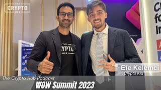 Efe Kelemci the Crypto Kid  WOW Summit [upl. by Eiryt850]