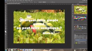 Comment inserer du texte dans une image sous Photoshop [upl. by Yht645]