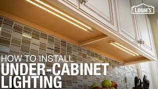 How to Install Under Cabinet Lighting [upl. by Yuk]