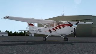 A2A Cessna 182 Skylane  Intro with startup and landing [upl. by Knarf245]