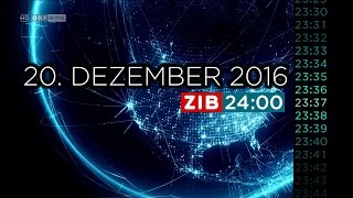 ZIB 24 vom 20 Dezember  ORFeins [upl. by Eleirbag458]