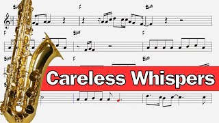 Careless Whispers George Michael Tenor Sax [upl. by Aihsram]