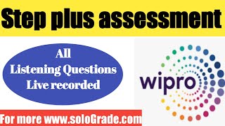 Step plus assessment Listening Questions  Step Plus Assessment 2023 [upl. by Margette]