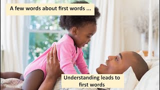 Understanding leads to first words [upl. by Nnylhtak]