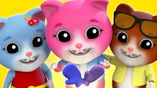 Three Little Kittens  Baby songs  Kids Rhymes by Farmees [upl. by Otrebmuh]