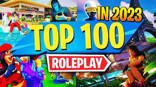 TOP 100 Best ROLEPLAY Maps In 2023  Fortnite Roleplay Map CODES 2023 [upl. by Einahpehs]