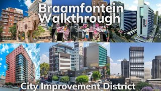 🇿🇦Braamfontein Improvement District Walkthrough featuring the quotPlaygroundquot  Johannesburg✔️ [upl. by Aissatan265]