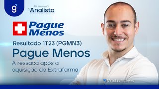 Pague Menos PGMN3  Resultado 1T23 A ressaca após a aquisição da Extrafarma  Genial Analisa DFA [upl. by Lirret30]