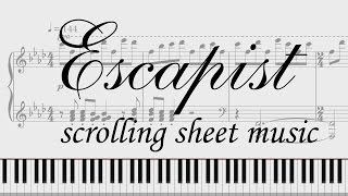 Escapist by Nightwish  Scrolling Sheet Music [upl. by Macmillan820]