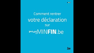 Rentrer votre déclaration sur MyMinfin [upl. by Sneve]