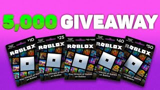 5000 ROBUX GIVEAWAY DEC 2023 [upl. by Torrey867]