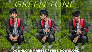 Green preset lightroom mobile  how to edit green tone [upl. by Eenimod233]