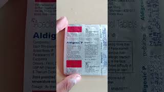 Acecofenac amp Paracetamol Tablet  Aldigesic P Tablet Full Review [upl. by Coh209]