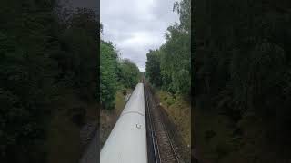 Class 465 departing Borough Green amp Wrotham view from the viaduct [upl. by Godard]