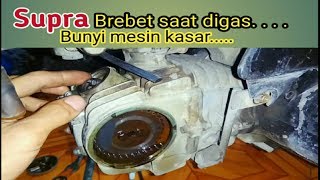 Penyebab brebet saat digas pada motor supra [upl. by Treborsemaj]