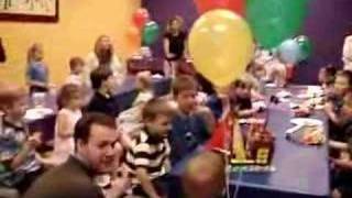 Tylers Birthday Party at Pump it up Singing Happy Bday [upl. by Jillayne]