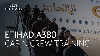 Etihad A380  Cabin Crew Training  Etihad Airways [upl. by Razaele]