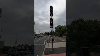 Colchester Colne Causeway PEEK TLED Traffic Lights Toucan Crossing [upl. by Kcolttam]