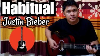 Justin Bieber  Habitual Guitar Cover  Guitar Chords Tutorial  normanALipetero [upl. by Adnolrehs]