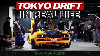 Tokyo Drift in real life Underground car meet downtown Tokyo  Capturing Car Culture [upl. by Lauri]