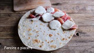 Come scaldare e farcire la Piadina [upl. by Yendis]