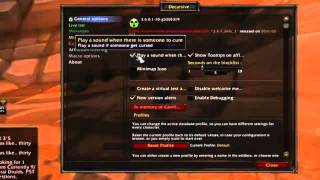 How To Use Decursive  WarcraftScience [upl. by Yerffoj]