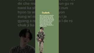 Suga  Daechwita Rap Lyrics💜 suga rap songlyrics viral [upl. by Bolten]