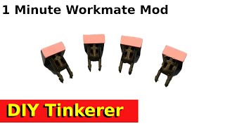 8 One Minute Black and Decker Workmate Upgrade all models [upl. by Oisinoid]