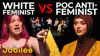 White Feminist vs POC AntiFeminist  Middle Ground [upl. by Ycram]