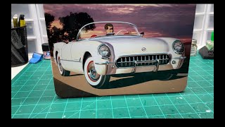 1953 corvette model kit pt 1 [upl. by Ynamrej]